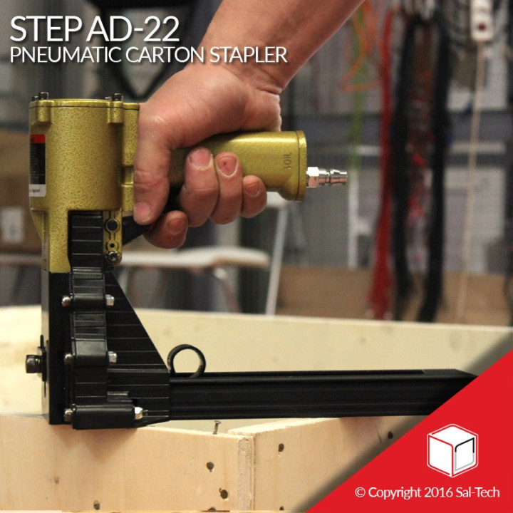 STEP AD22 Pneumatic Bottom Cardboard Stapler